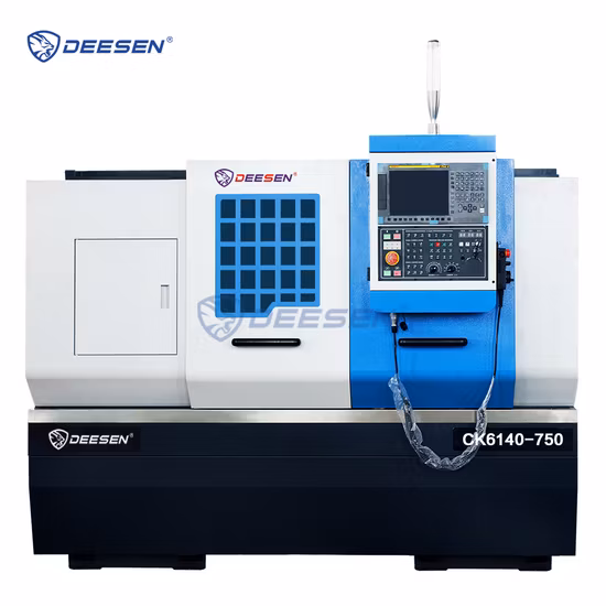 Precision Metal CNC Lathe Machine Ck6140 Horizontal Flat Bed CNC Turning Lathe