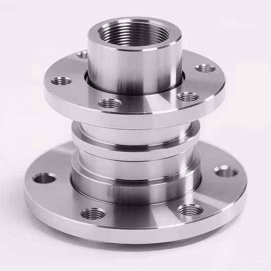 Peças fazendo à máquina de trituração de Turing da linha central da precisão 5 do CNC de aço inoxidável